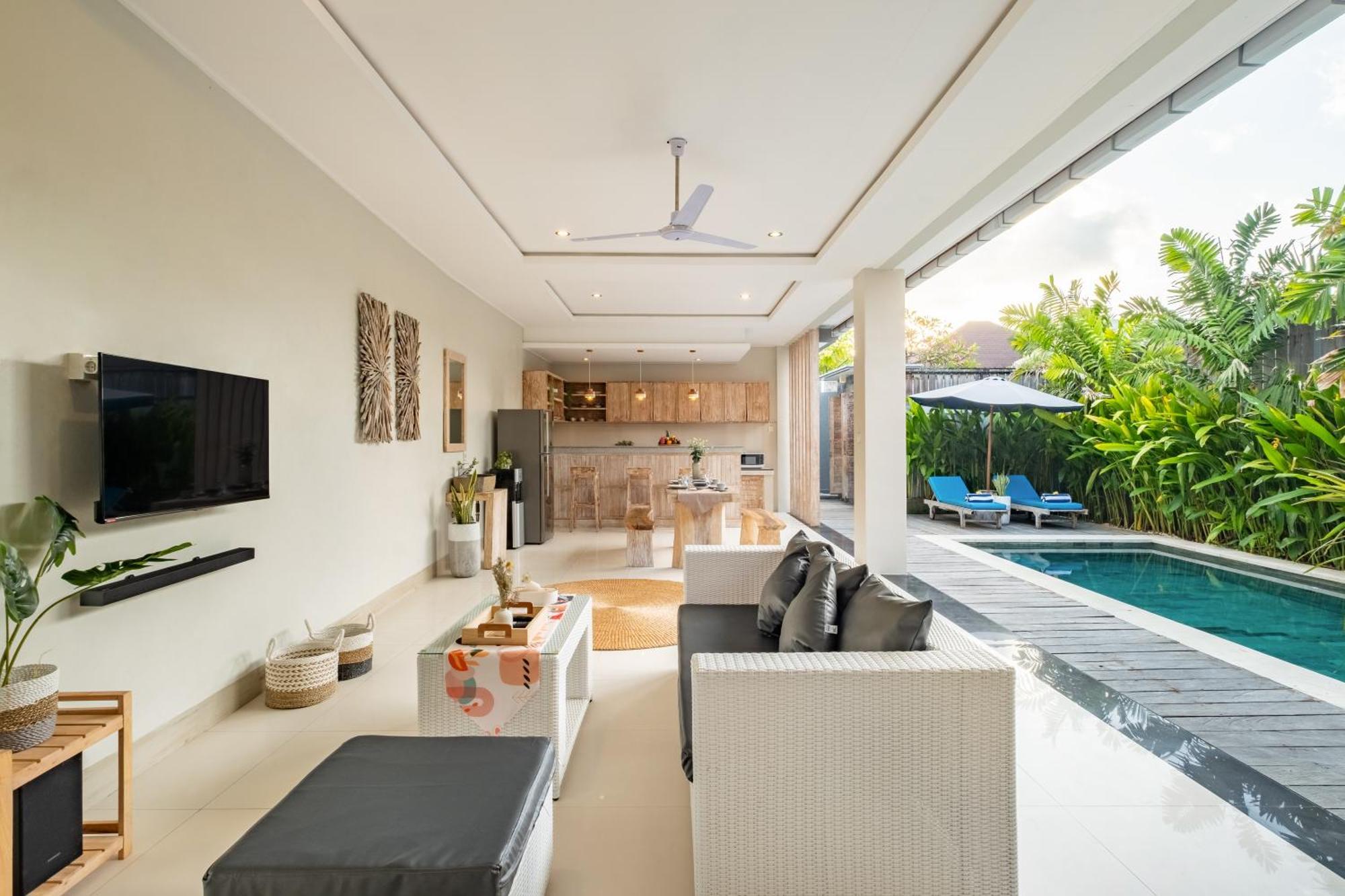 ☆ Villa Larissa ☆ Seminyak 2Br Pool Kuta Petitenget Ngoại thất bức ảnh